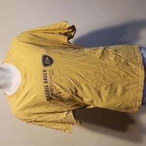 Eddie Bauer sports yellow xl tshirt